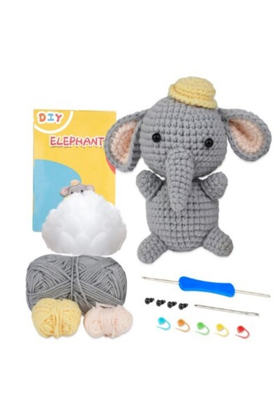 Choice9 مجموعة حياكة الحيوانات من كرابول تايب 9 للمبتدئين مع فيديو تعليمي، خي...