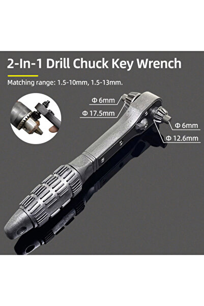 Choice19 Accessory key 1/2"-20UNF Drill Chuck 2-13MM/1.5-10MM Quick Change 1/...
