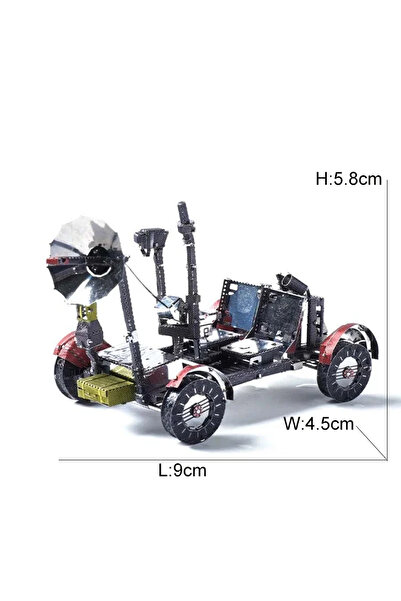 Choice11 نموذج ثلاثي الأبعاد معدني لمركبة أبولو القمرية لاستكشاف الفضاء، مكوك...
