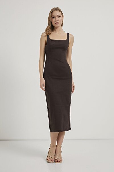 Arma Life Armalife 107 ultra flexible denim women's dress with slit at the back