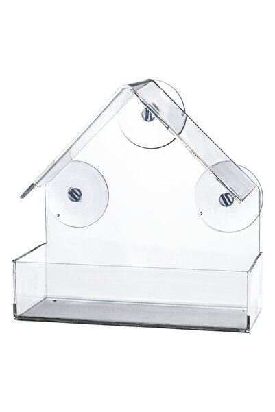 Trixie Hrănitoare de exterior, Suport cu ventuză, 225 ml/15x15x6 cm, Transparent