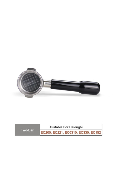 Choice14 51mm 2-Ear Black Coffee Bottomless Portafilter 51MM For Delonghi EC6...