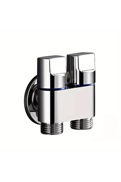 Choice15 434YZY Stainless Steel double outlet angle valve large flow shower v...