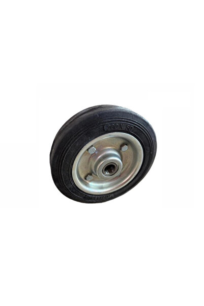 broman Roată brută de 200 mm, gri metalizat