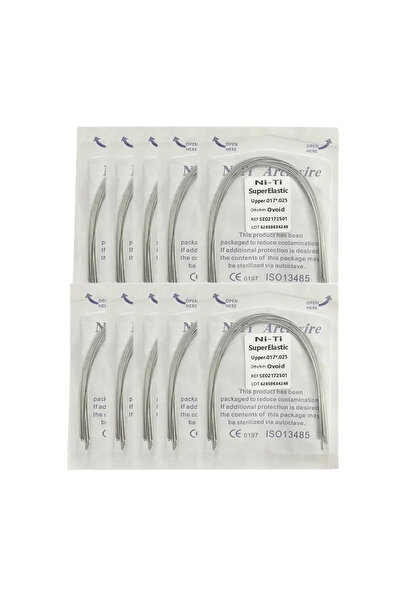 Choice9 17x25Upper-NT-10Pack 10pack Dental Arch Wires Orthodontic Super Elast...