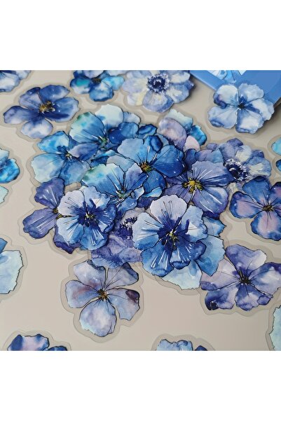 Choice4 B 50 قطعة/عبوة ملصقات زهور ونباتات مائية عتيقة، مثالية لتزيين دفتر ال...