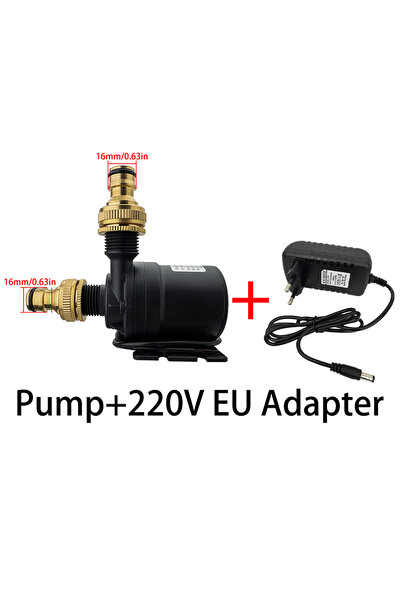 Choice6 EU 12V DC Connector 16mm and EU adapter Silent DC12V Brushless Motor ...