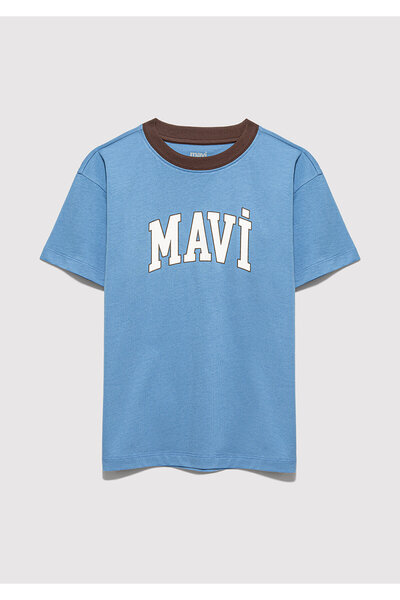 Mavi Logo Printed T-Shirt Loose Fit / Relaxed Comfortable Cut 6610417-70724