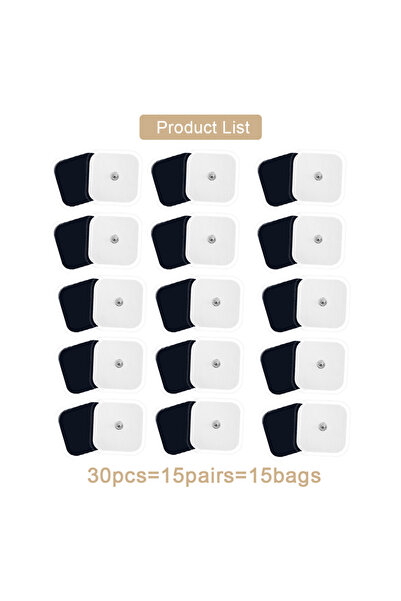 Choice5 White-30P 5*5cm Non-woven Fabric Self Adhesive Electrodes Pads Tens G...