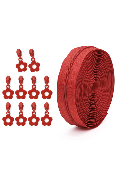 Choice1 رقم 162، طقم واحد = 450 سم / 5 ياردات من السحاب + 10 قطع سحب للسحاب، ...