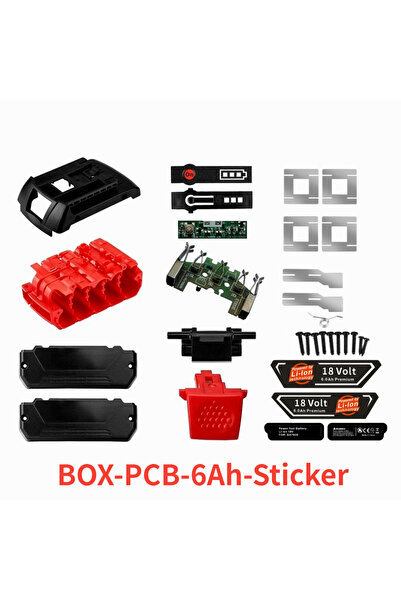 Choice BOX-PCB-6Ah-Sticker BAT609 Li-ion Battery Plastic Case Charging Protec...
