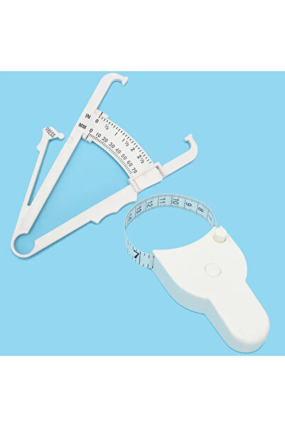 Choice1 مجموعة واحدة من جهاز قياس نسبة الدهون في الجسم (70 مم) مع شريط قياس، ...