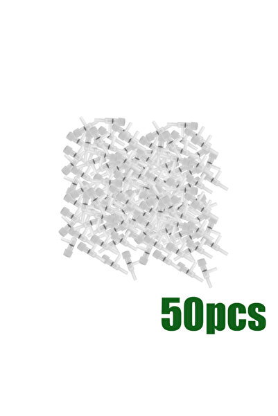 Choice9 مجموعة B-50PCS شفافة منقطات على شكل سهم منحني 1/4 بوصة لتنظيم الري با...