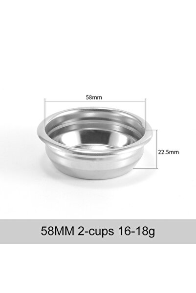 Choice8 58mm 2cup Coffee Filter Basket 51mm 54mm 58MM Stainless Steel Replace...