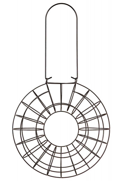 Trixie Outdoor Feeder for Fat Balls, Metal, 24x8 cm, Black