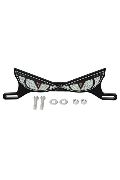 Choice3 أضواء LED لتزيين لوحة ترخيص الدراجة النارية H، ضوء خلفي على شكل عين ث...