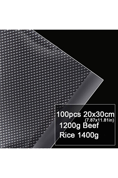 Choice6 20x30cm100pcs 100PCS/LOT vacuum sealer Plastic Storage bag for vacuum...