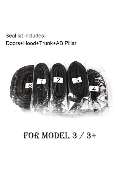 choice2 موديل 3 (17-24) لسيارة تسلا موديل Y 3 هايلاند، طقم مانع تسرب الأبواب،...