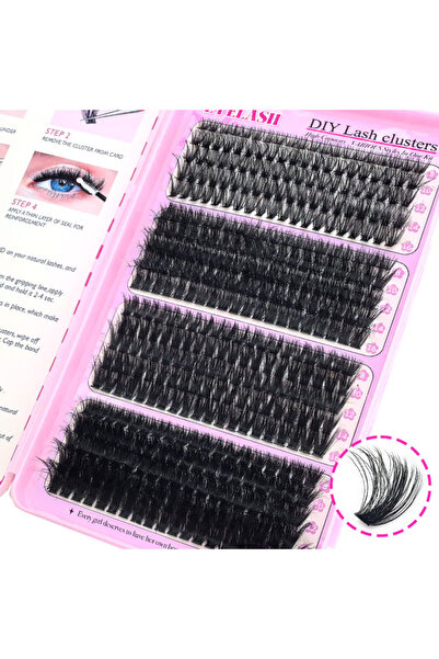 Choice 406080100D 400/320 قطعة من رموش كثيفة، وصلات رموش فردية، 4 أنماط مختلط...