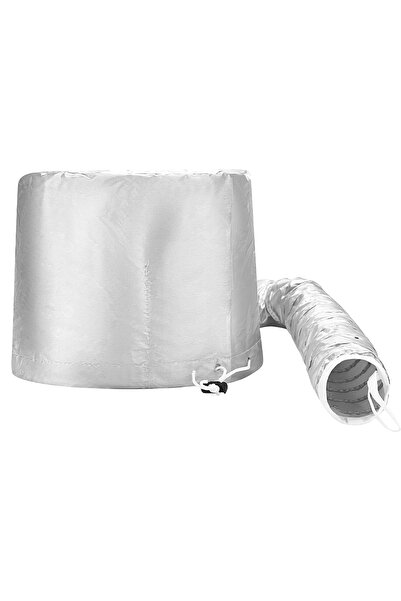 choice2 مجفف شعر محمول أبيض اللون، مناسب للرجال الكسالى، لصبغ الشعر أثناء الر...