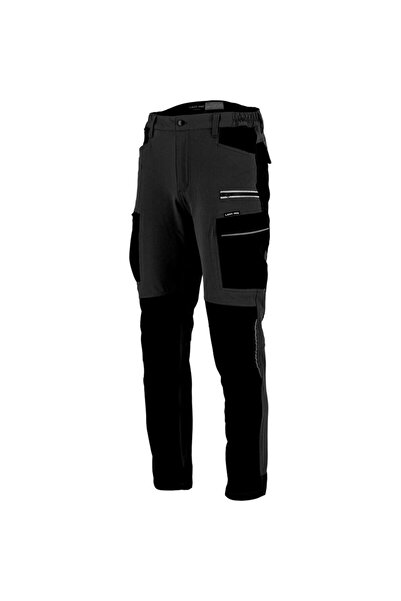 Lahti Pro LAHTI.PRO SLIM-FIT-FLEXIBLE WORK PANTS / GRAY - 3XL
