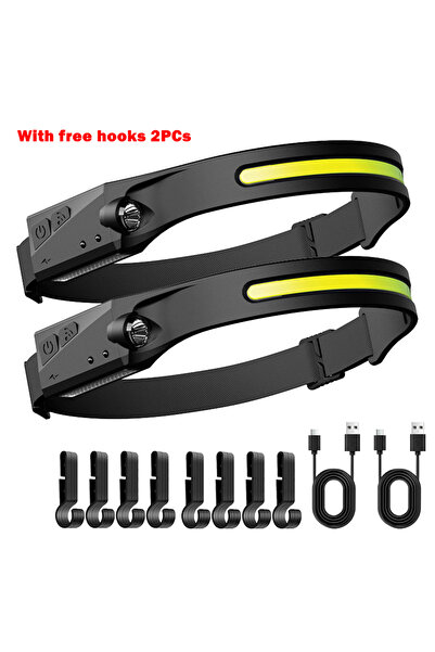 choice2 مصباحان أماميان مزودان ببطارية مدمجة، يعملان بتقنية الاستشعار، مزودان...