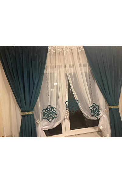 OEM Unique set of curtains + decorative drapes for living room bedroom, WIDTH...