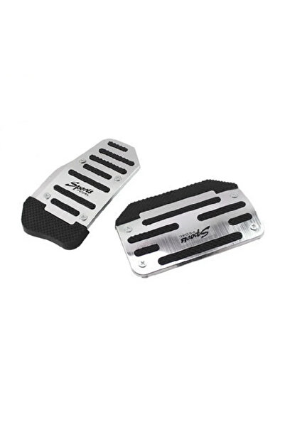 Choice1 automatic Silver Set Aluminum Car Pedal Cover Set Automatic Transmiss...