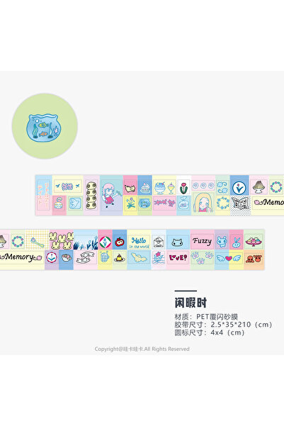 Choice3 03-1 قطعة ملصقات واشي لامعة على شكل شخصيات كرتونية لطيفة من مادة PET،...