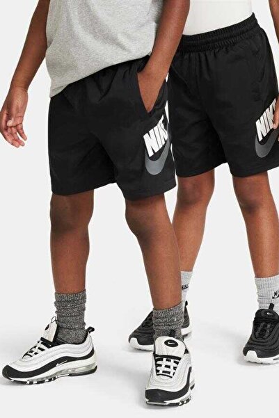 Nike Sportswear Woven Hbr Kids Short Black Lined Children's Shorts Black