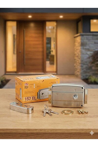 KALE 157EL Standart Silindirli Elektrikli Tirajlı Kilit
