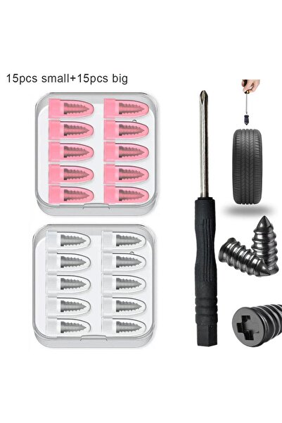 Choice B Car Vacuum Tyre Repair Nail Tire Repair Tool Set Cars Truck Tire Pun...