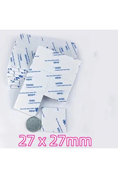 Choice8 1.5mm 50pcs white 27x27mm Multifunctional Double Sided Adhesive Tape ...