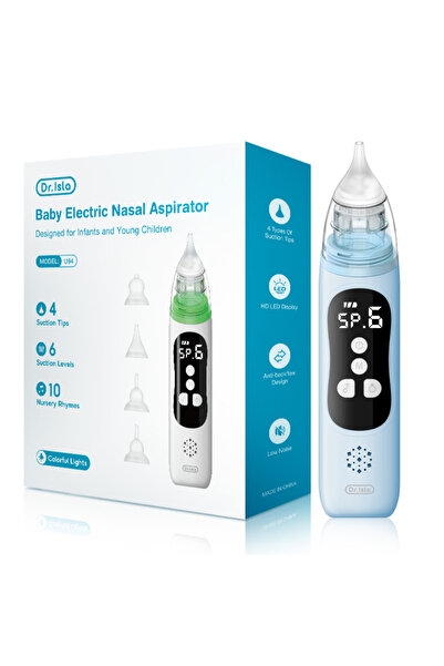 Choice3 جهاز تنظيف أنف الأطفال من مامي جوي، أزرق اللون، مطور، مصنوع من السيلي...