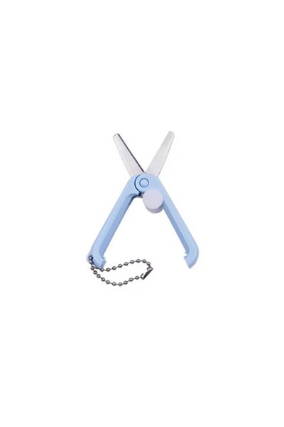 Choice3 blue 1Pcs Portable Stainless Steel Scissors With Multifunctional Retr...