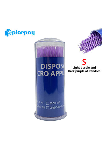 Choice فرشاة أسنان دقيقة S PIORPOY للاستخدام مرة واحدة، أداة تطبيق قابلة للثن...
