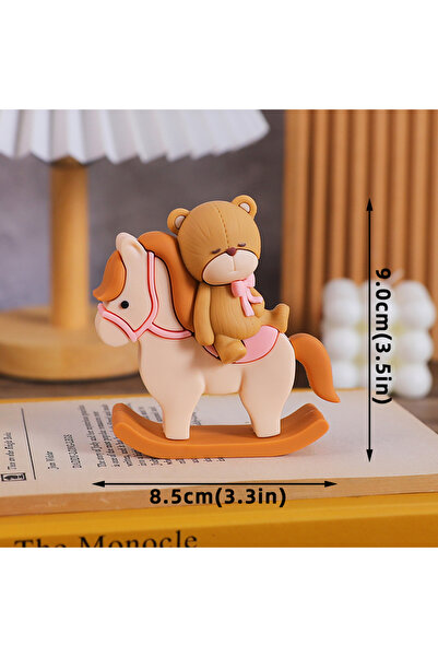 Choice28 دب طروادة 1، قطار أزرق، زينة كعكة على شكل دب، عربة كعكة، بالون مائي،...