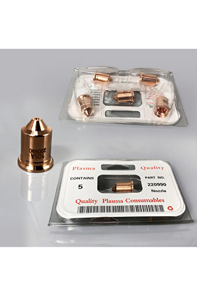 Choice1 5 قطع (220990) فوهة قطع البلازما 65 أمبير/85 أمبير/105 أمبير، قطب كهر...