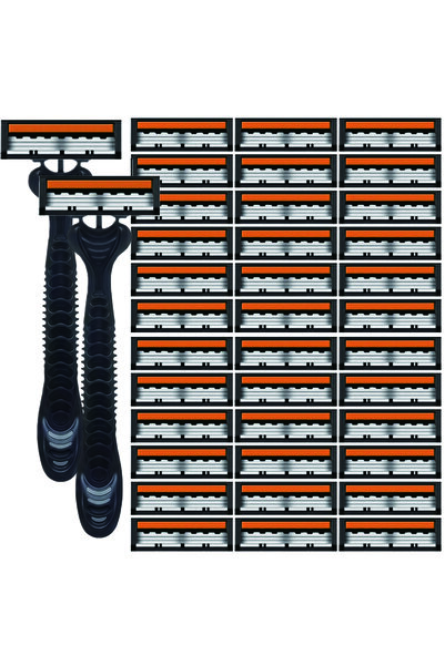 Choice3 ماكينة حلاقة بمقبضين و36 شفرة، مقاومة للماء بنسبة 100%، تصميم جديد كل...