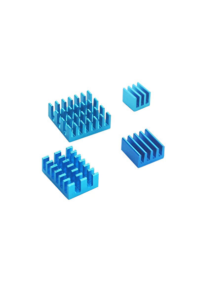 Choice3 4PCS Blue 4pcs/5pcs For Raspberry Pi 2/3/4 3B+4B Heat Sink Aluminum H...