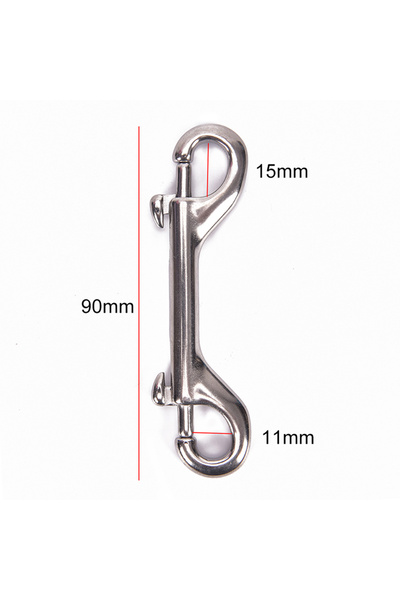 Choice3 90MM Stainless Steel Scuba Diving Double Ended Hook Snap Bolt kit Qui...