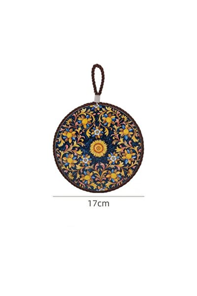 choice2 17cm 1pc 02 Vintage Ceramic Heat Insulating Mat Heat Resistant Mat Wi...