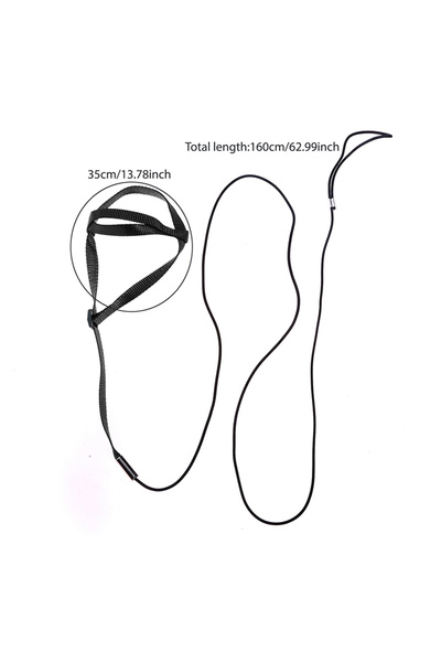 Choice11 S black Training Flying Traction Rope Anti-Bite Training Rope Bird L...