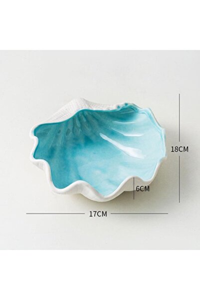 choice2 D Ceramic Conch Storage Shell Ceramic Tray Craft Decoration Home Deco...