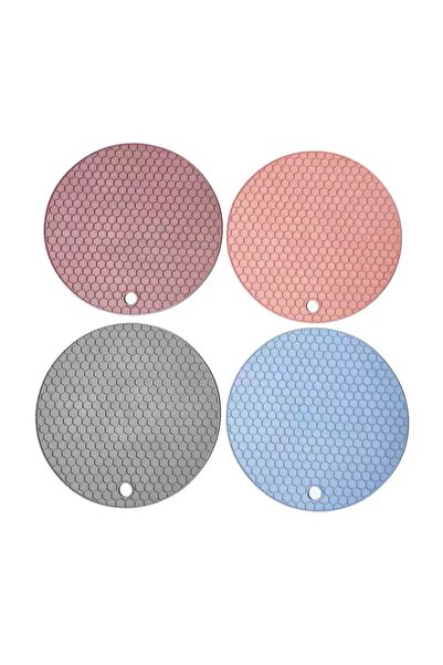 Choice3 4 قطع من وسادات السيليكون المقاومة للحرارة على شكل خلية نحل متعددة ال...