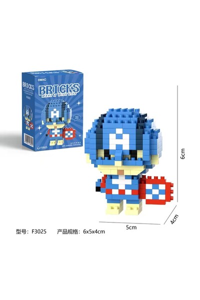 Choice1 مجموعة بناء شخصيات مارفل سبايدرمان، ديدبول وفينوم، آيرون مان، شخصيات ...