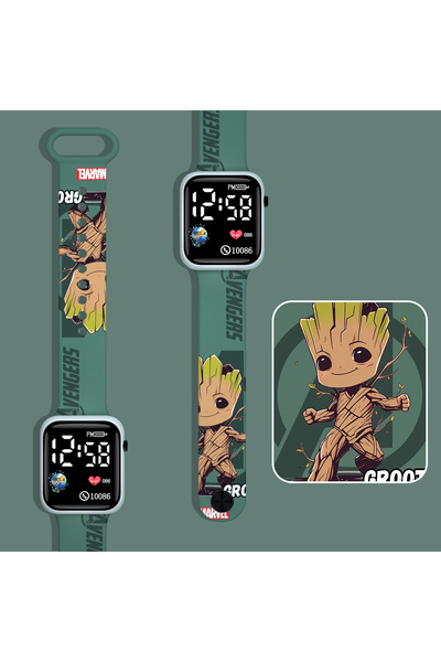 Choice3 XDQ glt Fashion Cartoon Spiderman Children Watches Girls Reloj Inteli...