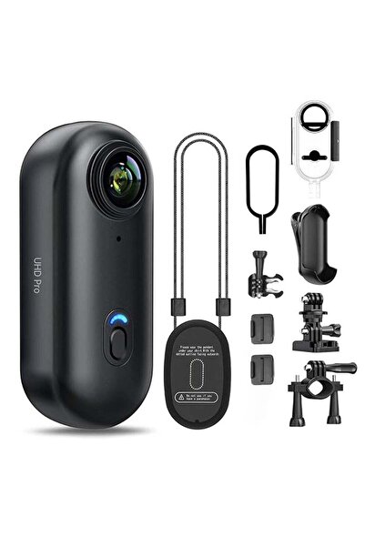 AI LIFE كاميرا حركة صغيرة بدقة 4K مزودة بتقنية واي فاي وشاشة لمس، مقاومة للما...