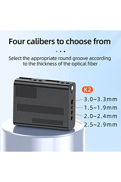 choice2 K2 K1/A-09 Fiber Optic Longitudinal Bundle Tube Stripper 1.5-33mm Sli...