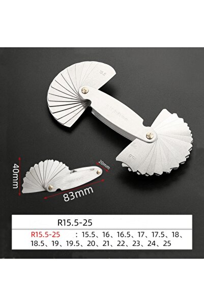 choice2 أداة قياس R15.5-25mm لقياس القطر الداخلي من 0.3-7 مم، مقياس R عالي ال...